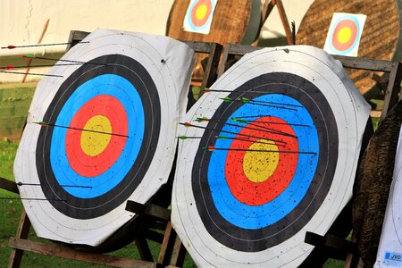 Archery objectives hits photo