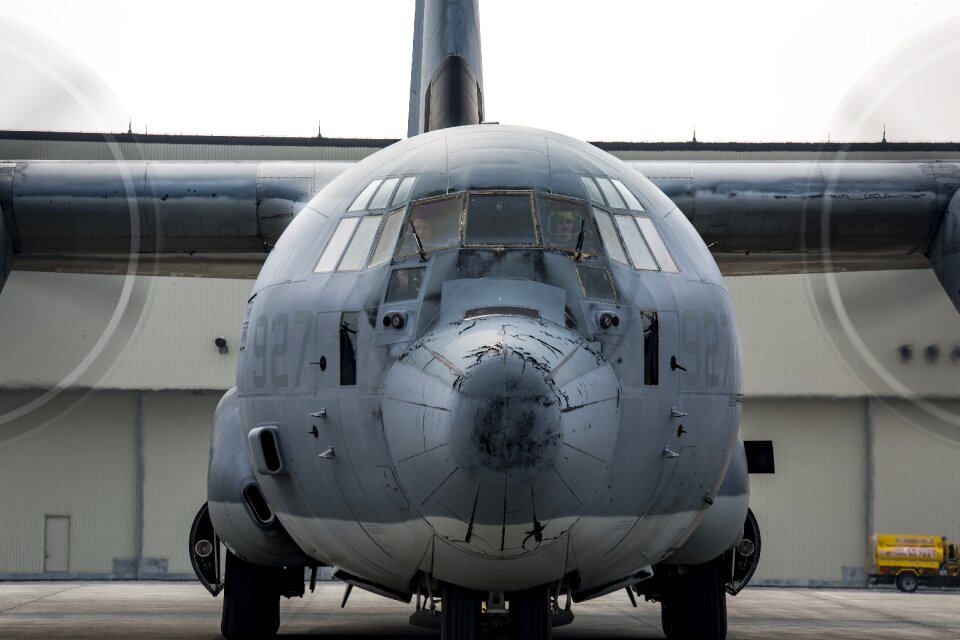 Kc-130j hercules us marines aerial refueler transport squadron photo