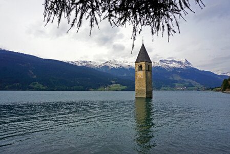 Lake resia lake val venosta