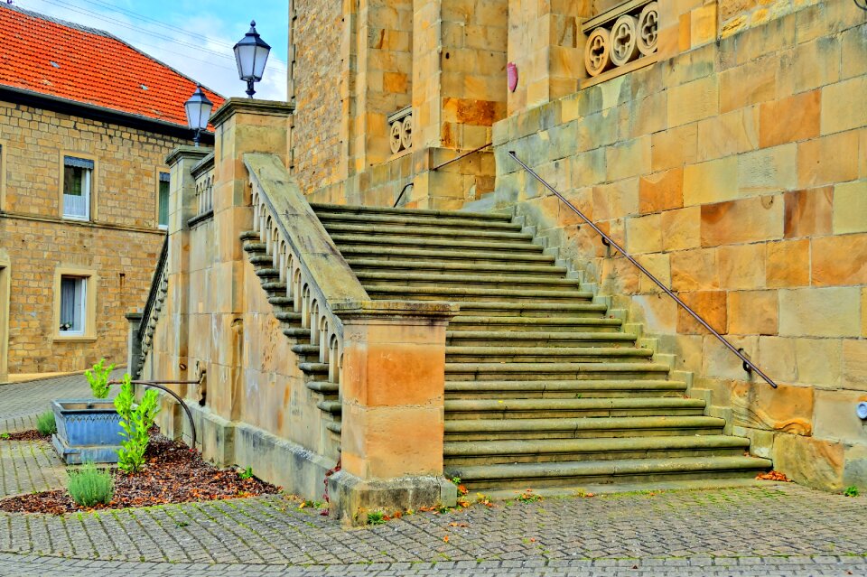 Architecture gradually stone