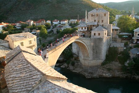 Ottoman bridge bosnia and herzegovina river neretva