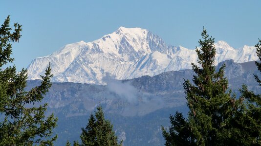 Mountain mont blanc alps photo