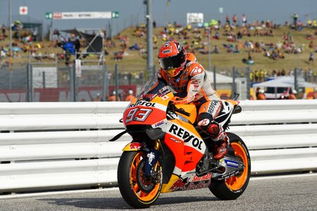 Misano moto arrival