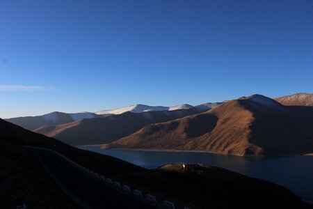 Tibet mountain landscape