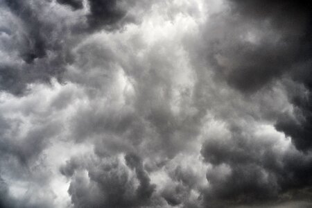 Background clouds high