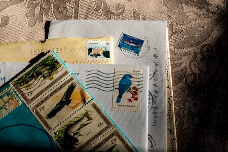 Envelope paper postage