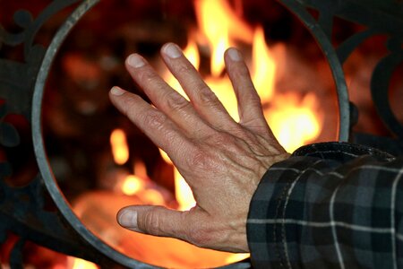 Fire hand ring