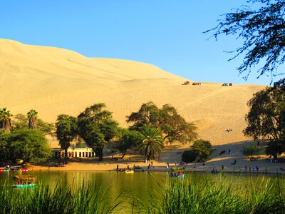 Desert sand pond