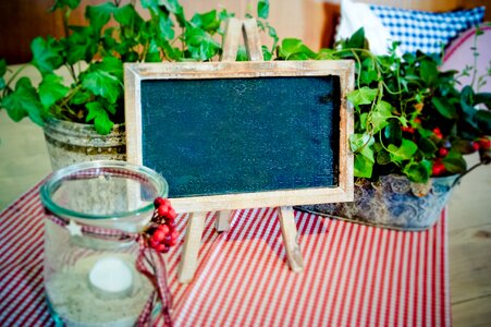 Board slate decoration