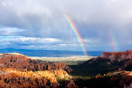 Double rainbow bryce national