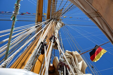 Rigging navy mast