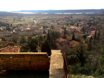 View from Château Ruins, Châteauneuf-du-Pape, PAC, FR photo