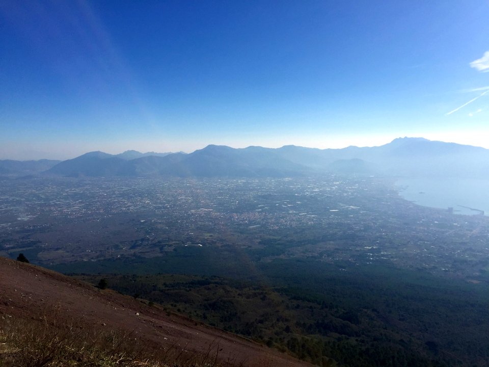 Pompeii from Mount Vesuvius, CP, IT photo