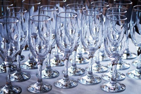 Champagne glasses wine celebration photo