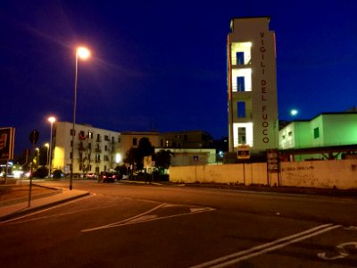 Street at Dusk, Civitavecchia, LZ, IT 