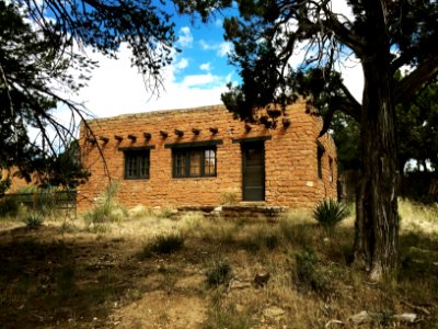 Ancestral Pueblo Revival Building, Chapin Mesa, Mesa Verde… 