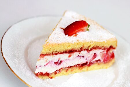 Strawberry cake slice of cake strawberry
