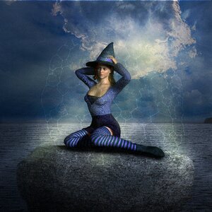 Mystical the witch water photo