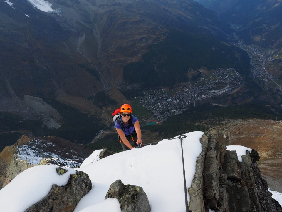 Saas-fee mountain rope