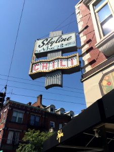 Skyline Chili Sign, Clifton Gaslight District, Cincinnati,… 