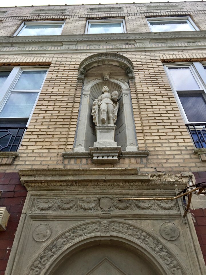 Old Statue, Euclid Avenue, Midtown, Cleveland, OH 