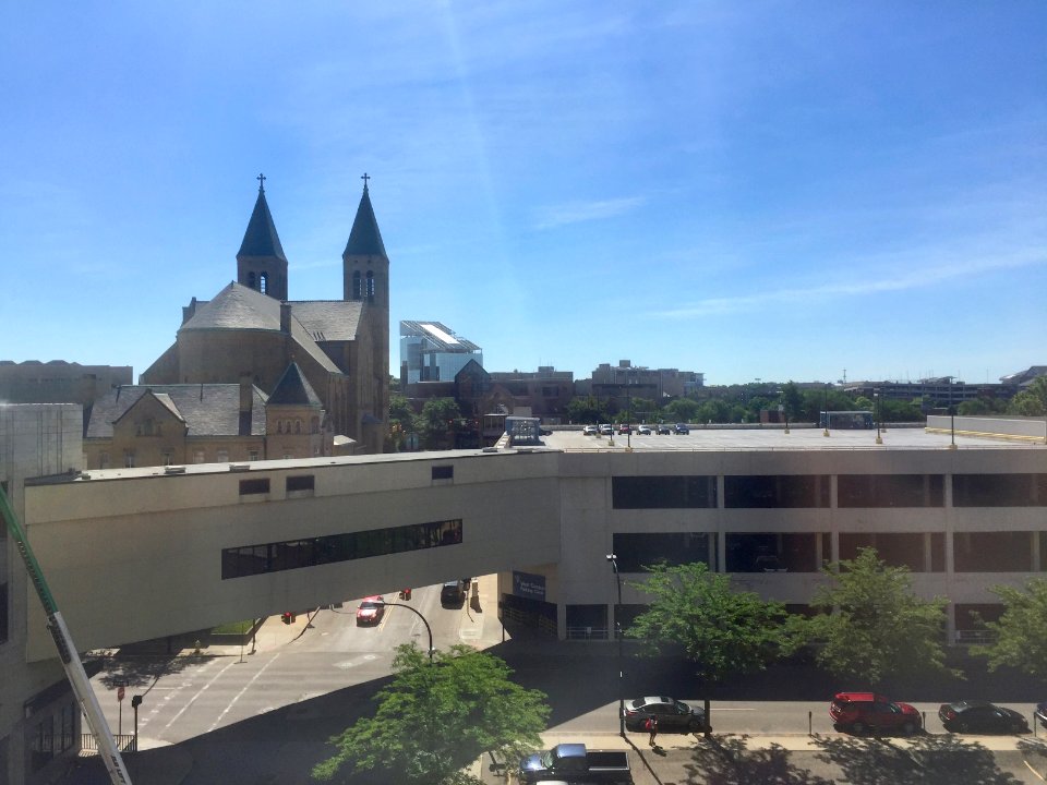 View from the Mayflower Hotel, Akron, OH 