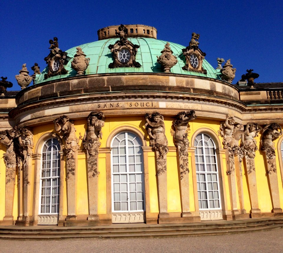 Schloss Sanssouci, Potsdam, Brandenburg, Deutschland 