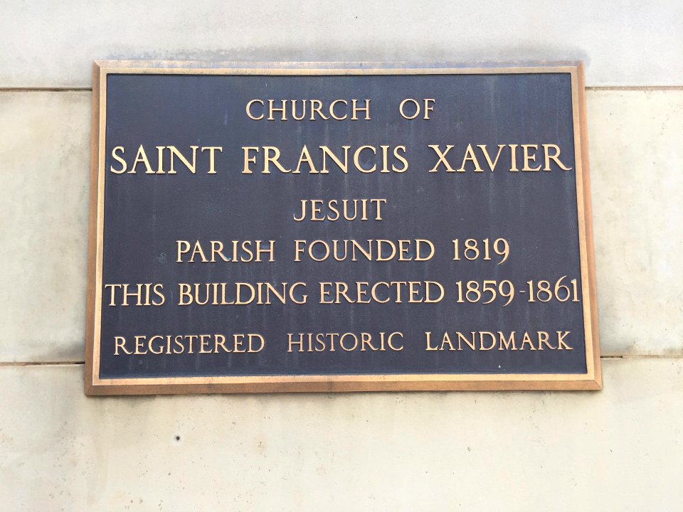 Historical Marker, St. Francis Xavier Church, Cincinnati, … 