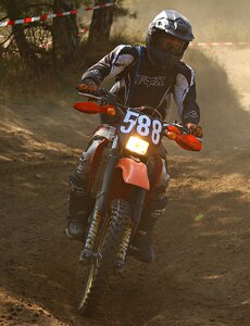 Motorcycle cross motocross ride