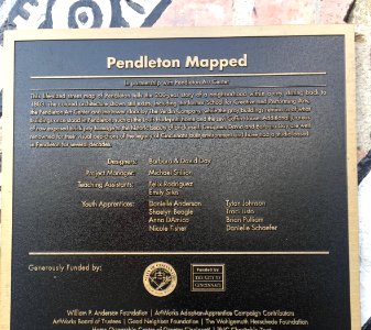 Pendleton Mapped Mural, Pendleton, Cincinnati, OH 
