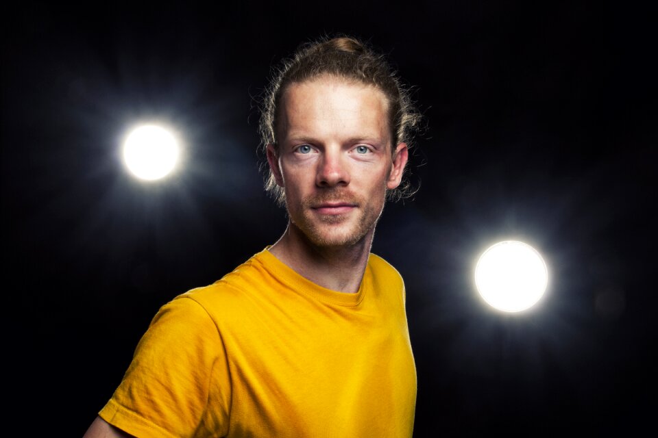 Light black portrait
