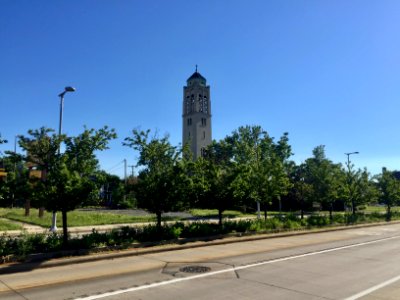 Old St. Agnes Catholic Church Tower, Euclid Avenue, Fairfa… 