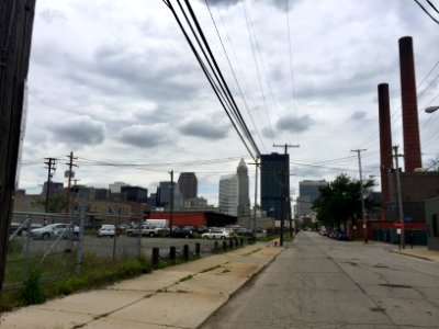Downtown Skyline from Hamilton Avenue, Goodrich-Kirtland P… 