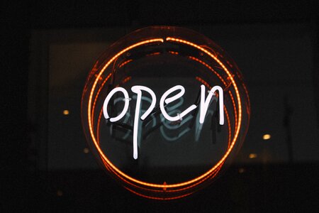 Sign open entry