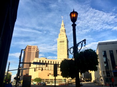 Skyline from Warehouse District, Cleveland, OH 