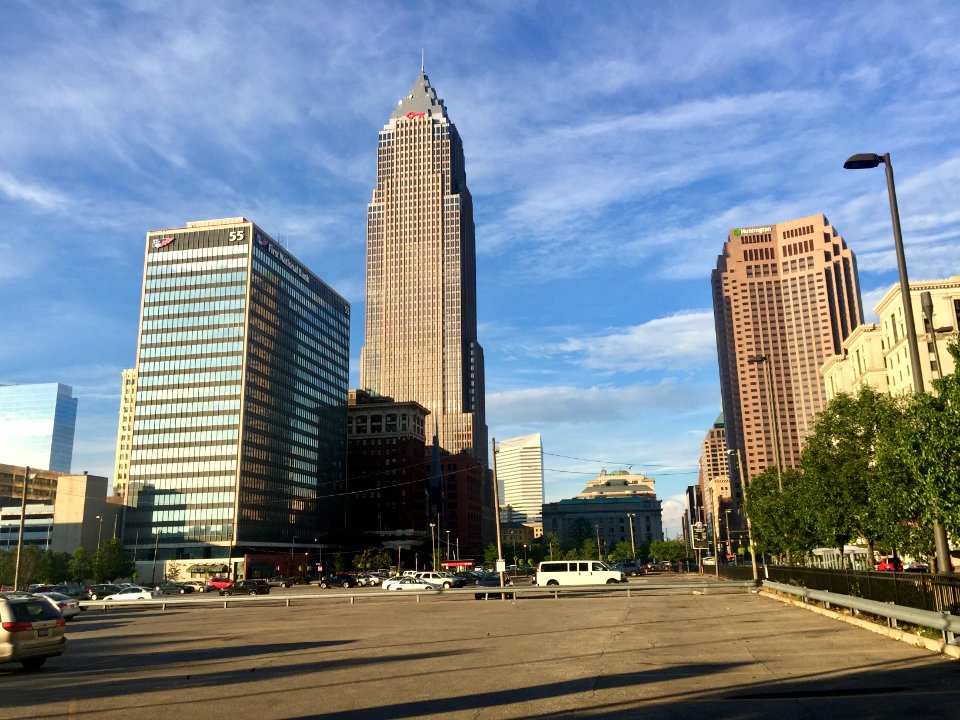 Skyline from Warehouse District, Cleveland, OH 