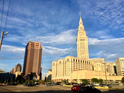 Skyline from Warehouse District, Cleveland, OH 
