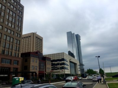 Skyline from Civic Center, Cleveland, OH 
