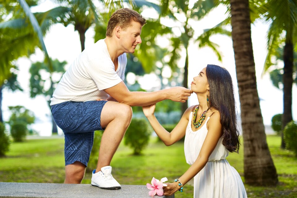 Wedding couple love photo