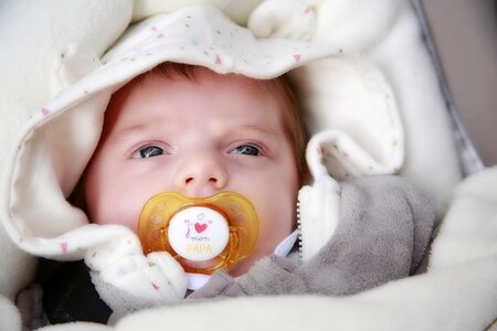 Small child face sleep