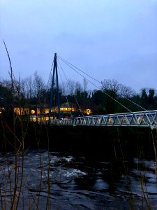 Brú na Bóinne Pedestrian Bridge, Donore, Éire 
