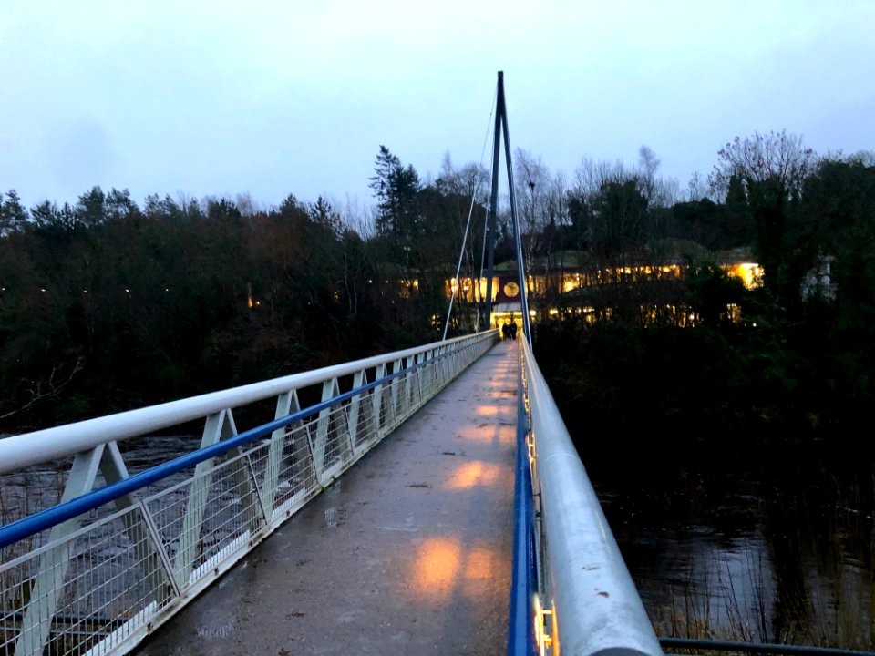 Brú na Bóinne Pedestrian Bridge, Donore, Éire 