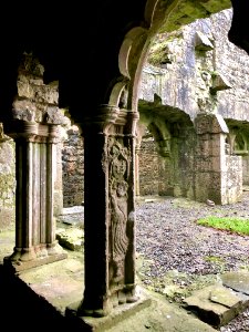 Cloister, Bective Abbey, Beigthigh, Éire 