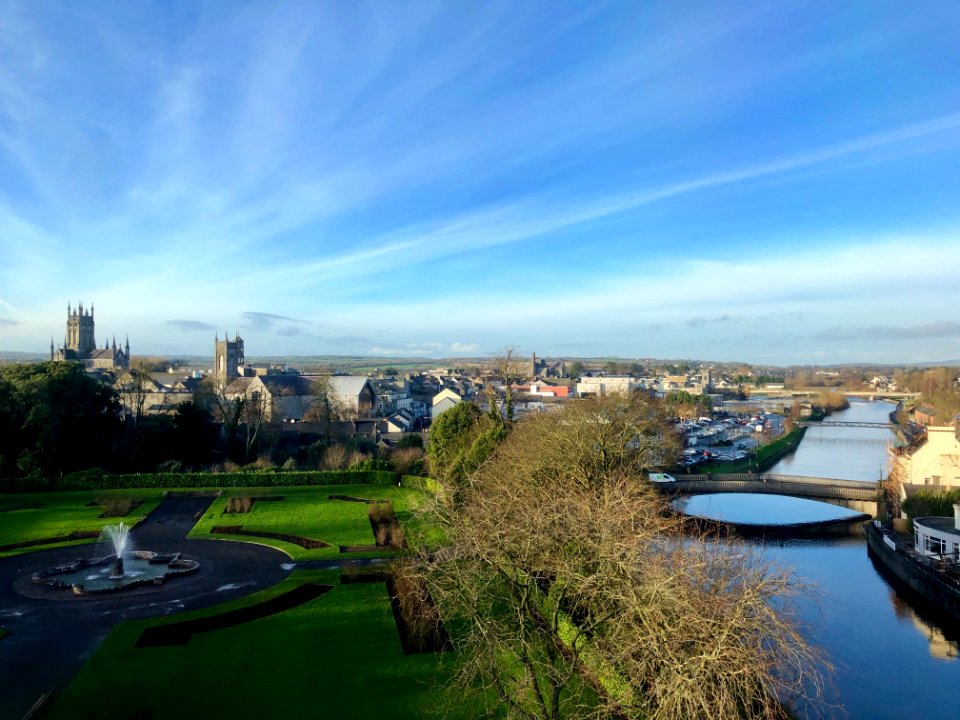 View from Blue Bedroom, Kilkenny Castle, Cill Chainnigh, É… 