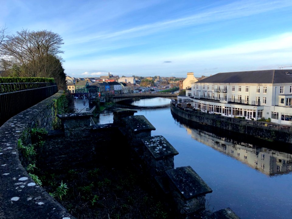 View from Kilkenny Castle, Cill Chainnigh, Éire 