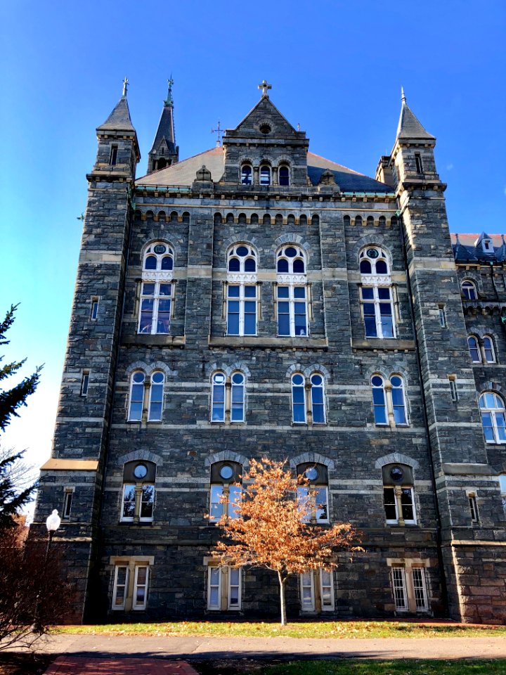 Healy Hall, Georgetown University, Georgetown, Washington,… 
