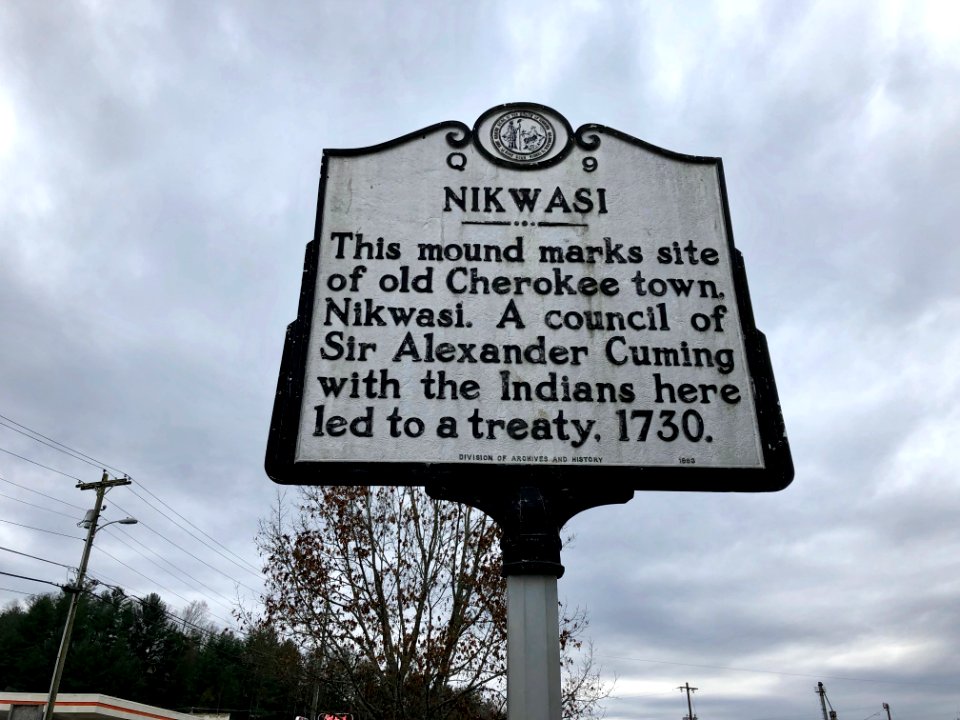 Nikwasi Mound, Franklin, NC 