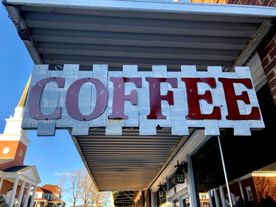 Coffee Sign, Mars Hill, NC 