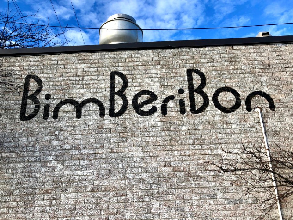 BimBeriBon Sign, West Asheville, Asheville, NC 