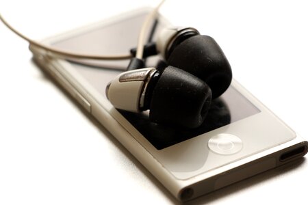 Headphones listen to music listen photo